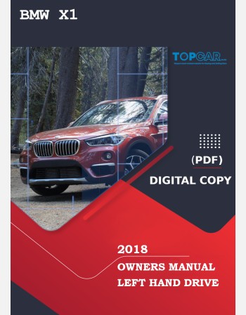 bmw x1 2018 owners manual
